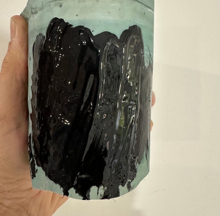 Applying print image to cup_